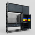 M21 Modular Work Bench - H3100mm x W2880mm | Laminate WBT | Dark Grey