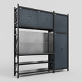 M21 Modular Work Bench - H3100mm x W2880mm | Laminate WBT | Dark Grey