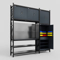 M21 Modular Work Bench - H3100mm x W2880mm | Laminate WBT | Dark Grey