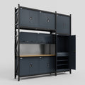 M21 Modular Work Bench - H3100mm x W2880mm | MDF WBT | Dark Grey