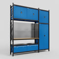 M21 Modular Work Bench - H3100mm x W2880mm | MDF WBT | Blue