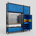 M21 Modular Work Bench - H3100mm x W2880mm | MDF WBT | Blue