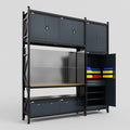 M21 Modular Work Bench - H3100mm x W2880mm | MDF WBT | Dark Grey