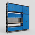 M21 Modular Work Bench - H3100mm x W2880mm | MDF WBT | Blue