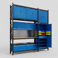 M21 Modular Work Bench - H3100mm x W2880mm | MDF WBT | Blue