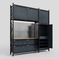 M21 Modular Work Bench - H3100mm x W2880mm | MDF WBT | Dark Grey