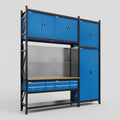 M21 Modular Work Bench - H3100mm x W2880mm | MDF WBT | Blue
