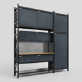 M21 Modular Work Bench - H3100mm x W2880mm | MDF WBT | Dark Grey