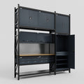 M21 Modular Work Bench - H3100mm x W2880mm | MDF WBT | Dark Grey