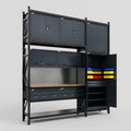 M21 Modular Work Bench - H3100mm x W2880mm | MDF WBT | Dark Grey