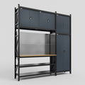 M21 Modular Work Bench - H3100mm x W2880mm | MDF WBT | Dark Grey
