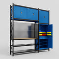 M21 Modular Work Bench - H3100mm x W2880mm | MDF WBT | Blue