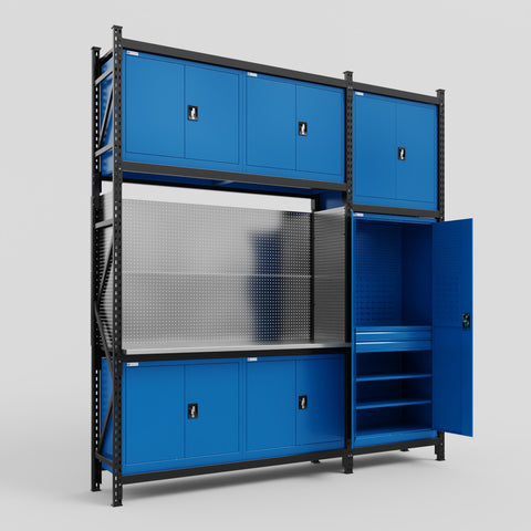 M21 Modular Work Bench - H3100mm x W2880mm