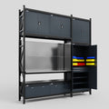 M21 Modular Work Bench - H3100mm x W2880mm | Stainless WBT | Dark Grey