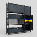 M21 Modular Work Bench - H3100mm x W2880mm | Stainless WBT | Dark Grey