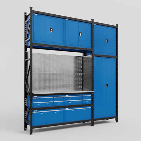 M21 Modular Work Bench - H3100mm x W2880mm