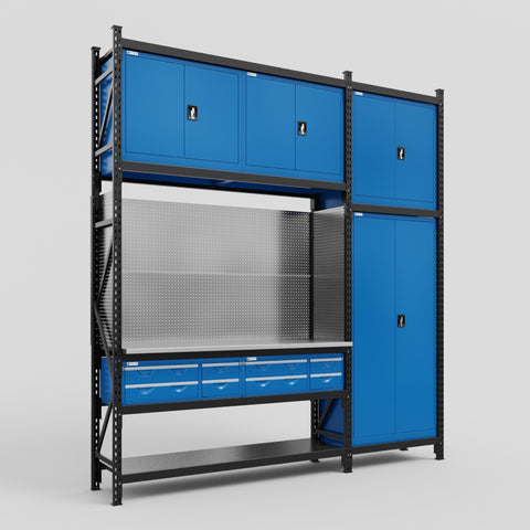 M21 Modular Work Bench - H3100mm x W2880mm
