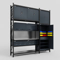M21 Modular Work Bench - H3100mm x W2880mm | Stainless WBT | Dark Grey