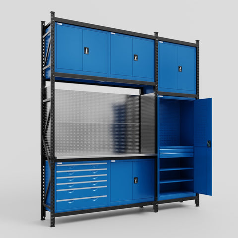 M21-3C Modular Work Bench - H3100mm x W2880mm