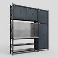 M21 Modular Work Bench - H3100mm x W2880mm | Stainless WBT | Dark Grey