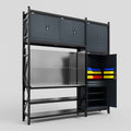 M21 Modular Work Bench - H3100mm x W2880mm | Stainless WBT | Dark Grey