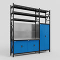M21 Modular Work Bench with Shelves - H3100mm x W2880mm
