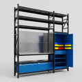 M21 Modular Work Bench with Shelves - H3100mm x W2880mm
