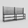 M22 Modular Work Bench - H2100mm x W3780mm | Laminate WBT | Blue
