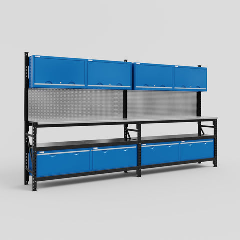 M22 Modular Work Bench - H2100mm x W3780mm