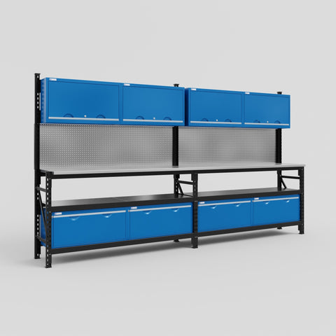 M22 Modular Work Bench - H2100mm x W3780mm