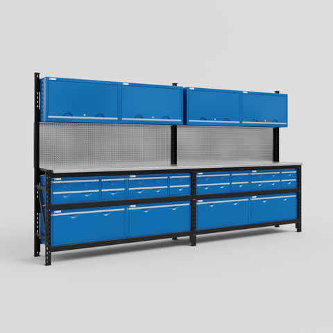 M22 Modular Work Bench - H2100mm x W3780mm