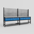 M22 Modular Work Bench - H2100mm x W3780mm