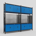 M22 Modular Work Bench - H3100mm x W3780mm | Laminate WBT | Blue