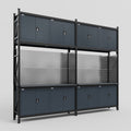 M22 Modular Work Bench - H3100mm x W3780mm | Laminate WBT | Dark Grey