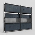 M22 Modular Work Bench - H3100mm x W3780mm | Laminate WBT | Dark Grey