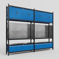 M22 Modular Work Bench - H3100mm x W3780mm | Laminate WBT | Blue