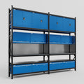 M22 Modular Work Bench - H3100mm x W3780mm | Laminate WBT | Blue