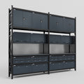 M22 Modular Work Bench - H3100mm x W3780mm | Laminate WBT | Dark Grey