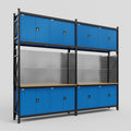 M22 Modular Work Bench - H3100mm x W3780mm | MDF WBT | Blue