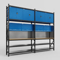 M22 Modular Work Bench - H3100mm x W3780mm | MDF WBT | Blue