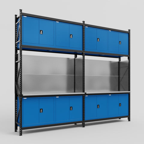 M22 Modular Work Bench - H3100mm x W3780mm