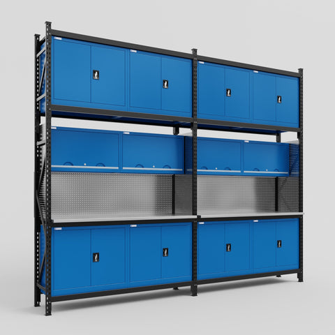 M22 Modular Work Bench - H3100mm x W3780mm