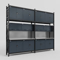 M22 Modular Work Bench - H3100mm x W3780mm | Stainless WBT | Dark Grey