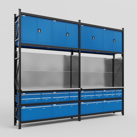 M22 Modular Work Bench - H3100mm x W3780mm
