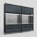M22 Modular Work Bench - H3100mm x W3780mm | Stainless WBT | Dark Grey