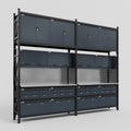 M22 Modular Work Bench - H3100mm x W3780mm | Stainless WBT | Dark Grey