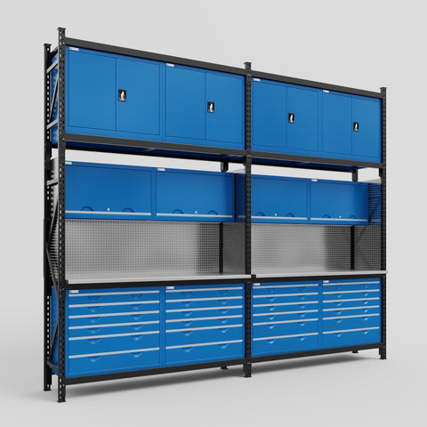 M22 Modular Work Bench - H3100mm x W3780mm