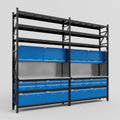 M22 Modular Work Bench with Shelves - H3100mm x W3780mm