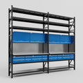 M22 Modular Work Bench with Shelves - H3100mm x W3780mm