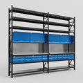 M22 Modular Work Bench with Shelves - H3100mm x W3780mm